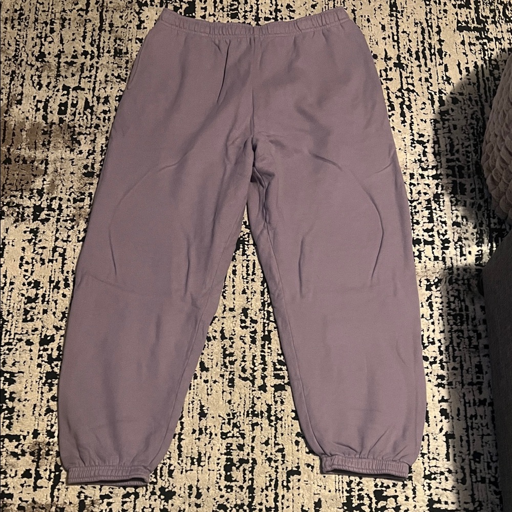 Aritzia TNA cozy Lavender Mega Jogger Pants